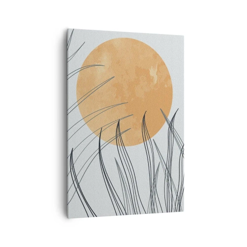 Lærredstryk - Billede på lærred - Altid mod solen - 70x100 cm