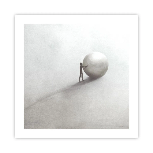 Plakat - Livets spil - 50x50 cm