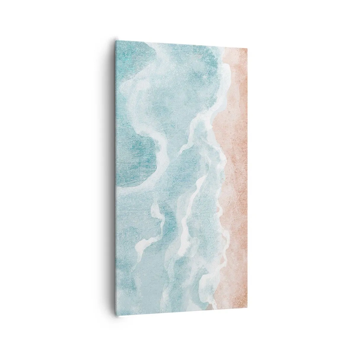 Lærredstryk - Billede på lærred - Abstraktion af skyer - 65x120 cm