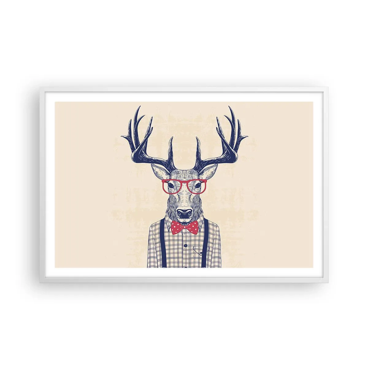 Plakat i hvid ramme - Et underholdende ekstravaganza - 91x61 cm