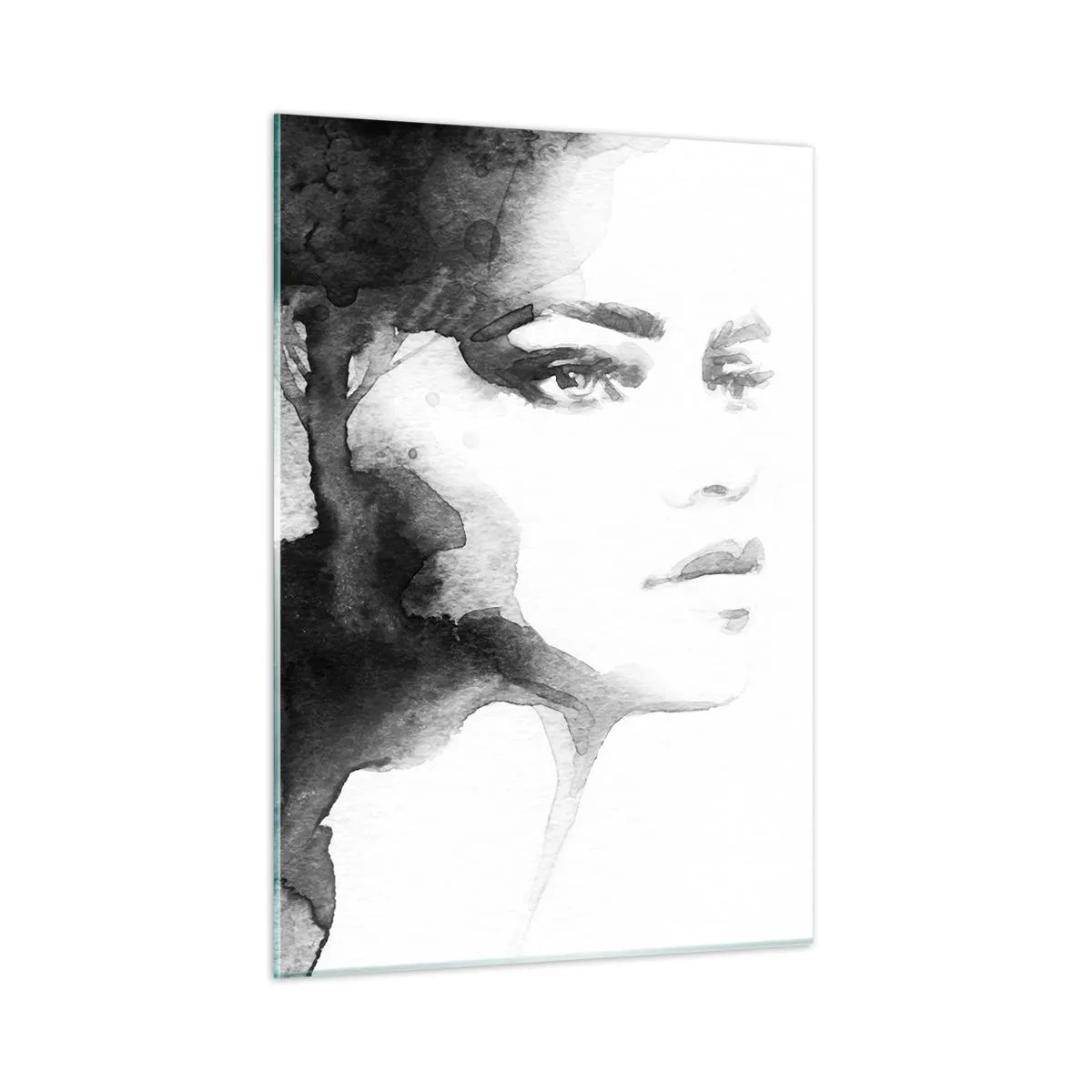 Billede på glas - Lavet af mystik og tåge - 50x70 cm