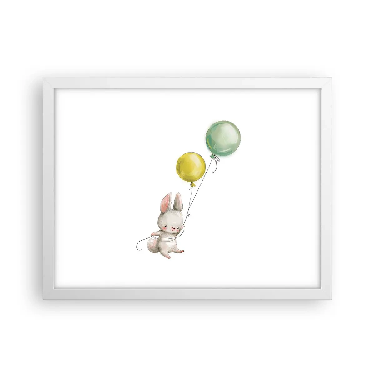 Plakat i hvid ramme - Jeg vil også anbefale den! - 40x30 cm