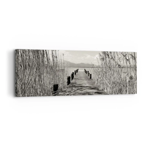Lærredstryk - Billede på lærred - I græssernes fred - 90x30 cm