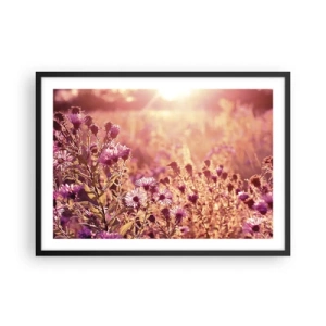 Plakat i sort ramme - Før sommeren er forbi - 70x50 cm