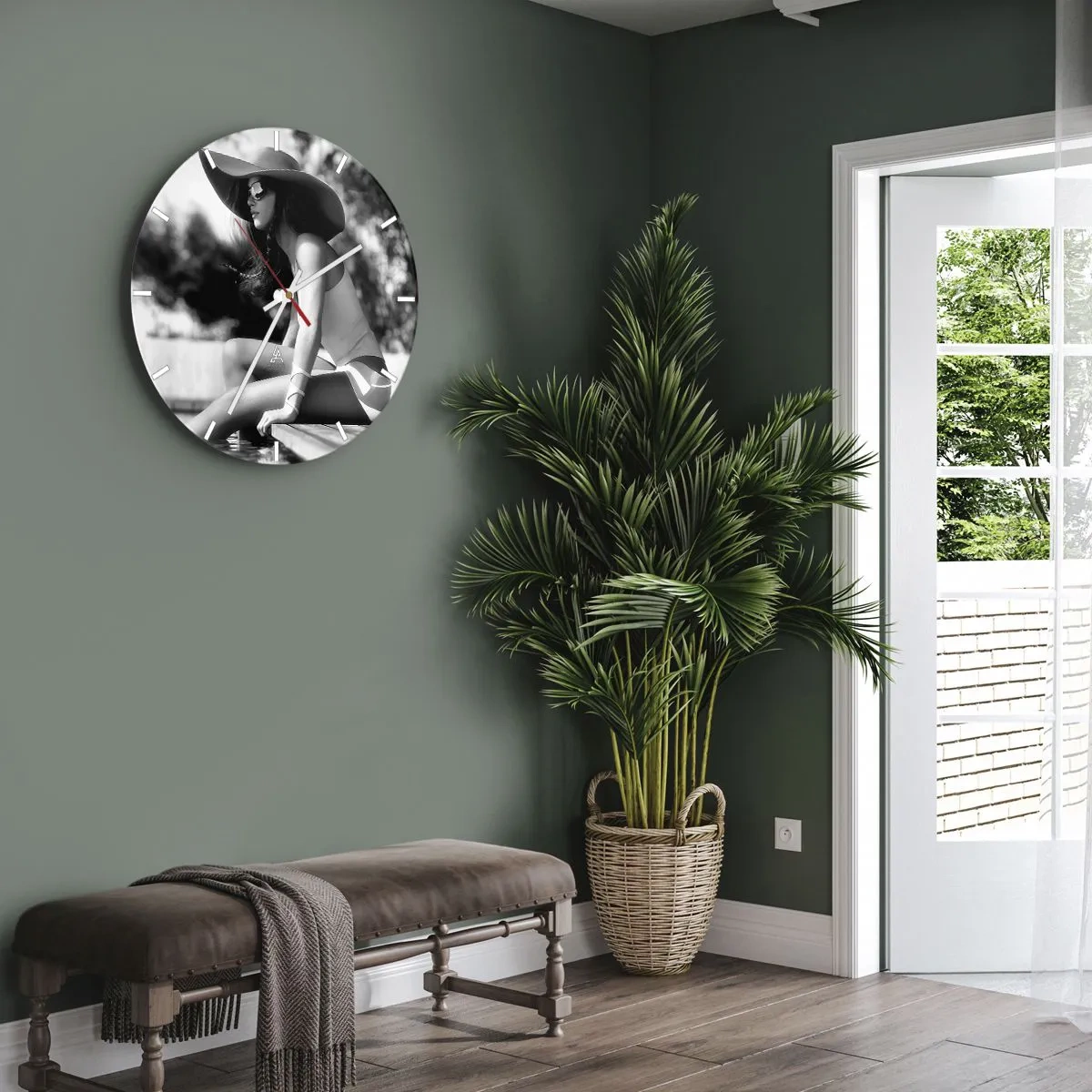 Vægur, Uret - Sommerdrøm - 40x40 cm