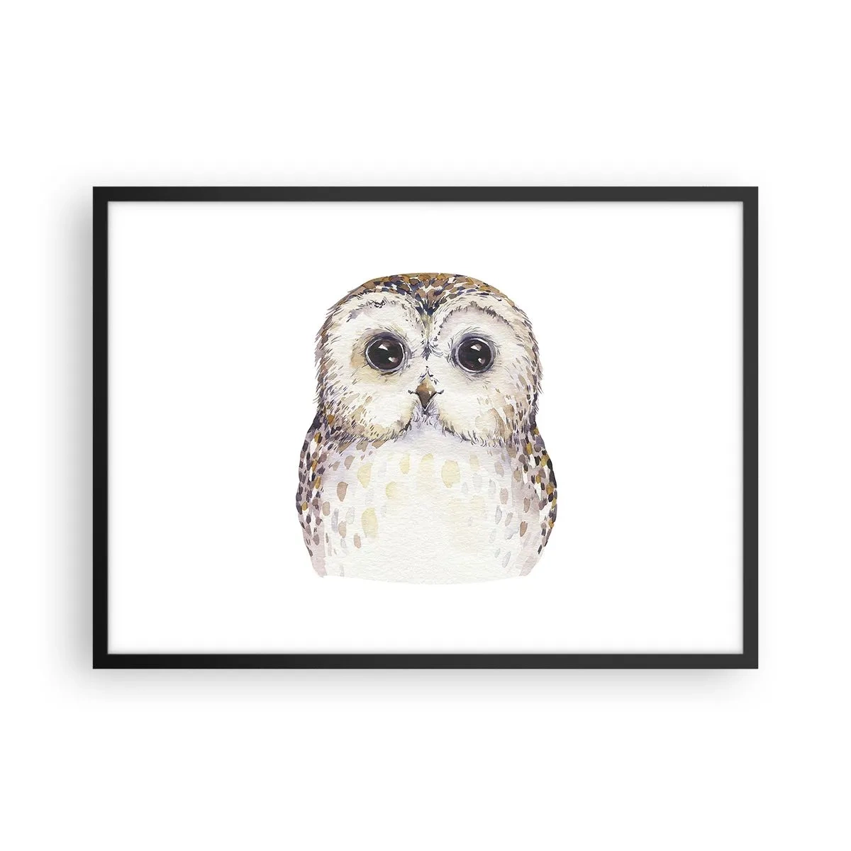 Plakat i sort ramme - Se mig i øjnene - 70x50 cm