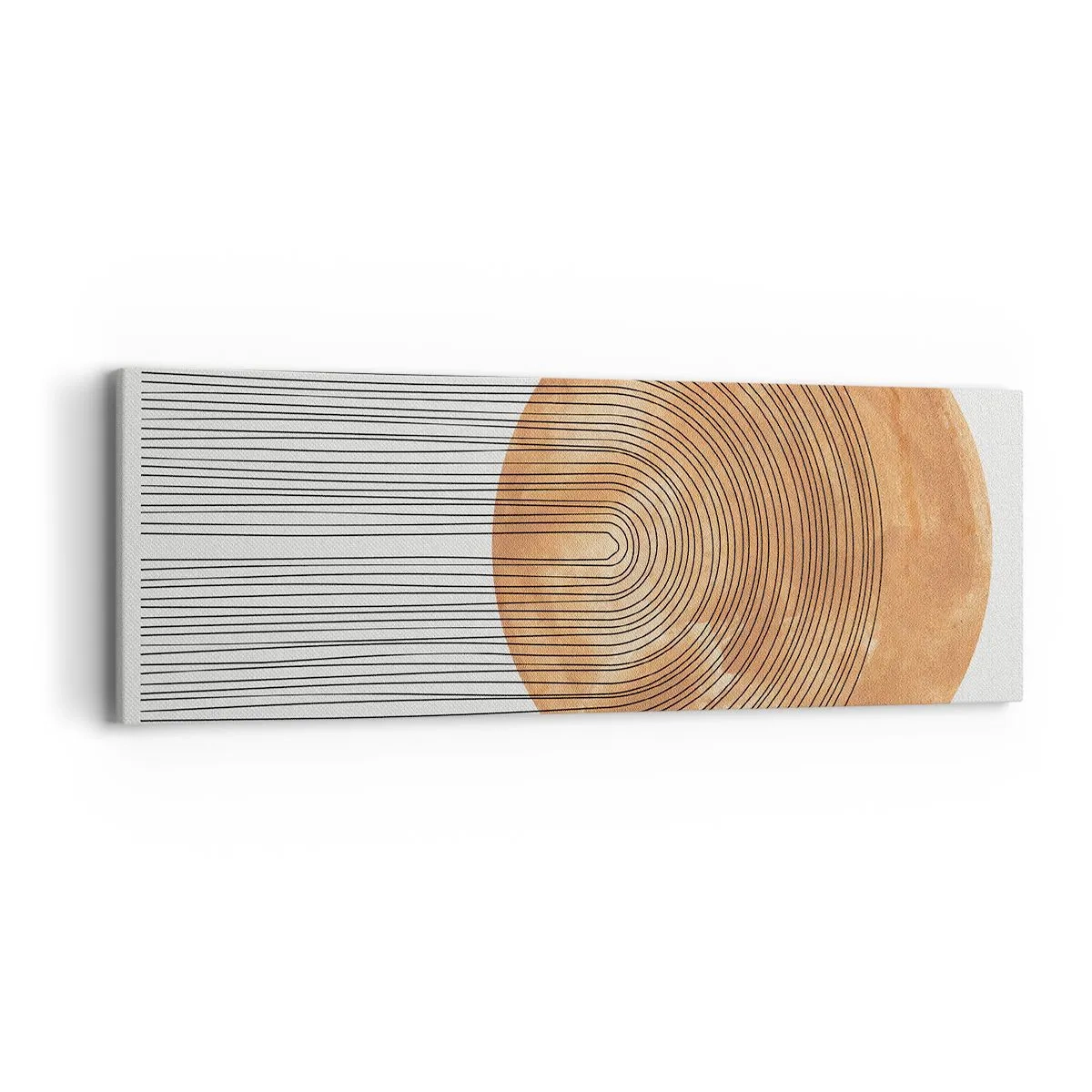 Lærredstryk - Billede på lærred - En solrig komposition - 90x30 cm