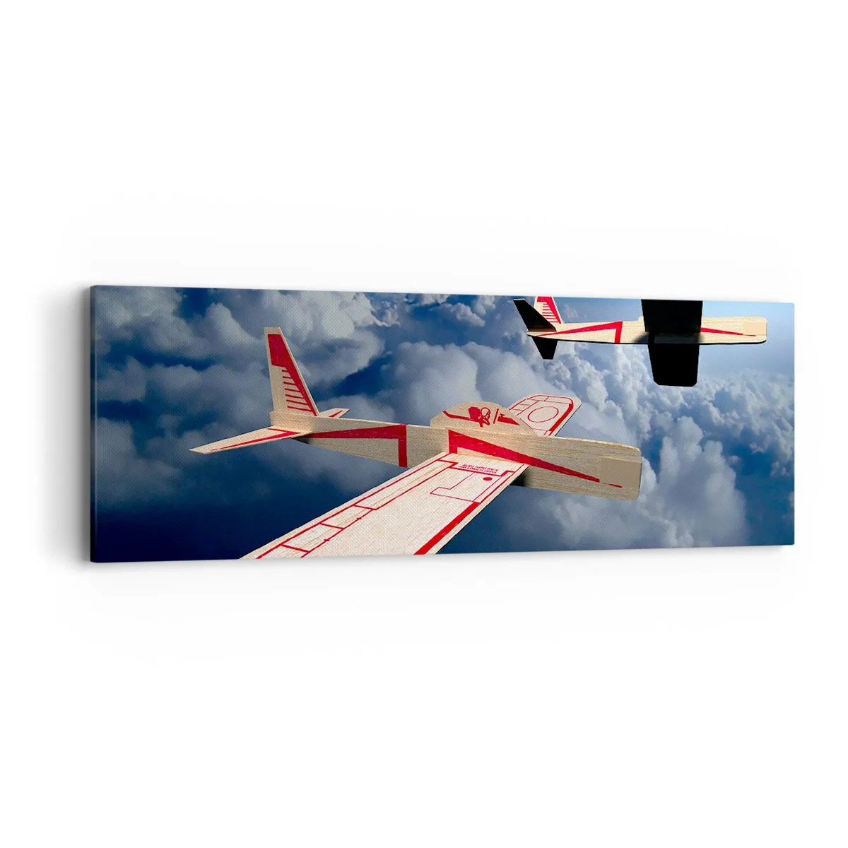 Lærredstryk - Billede på lærred - Endnu højere, endnu længere - 90x30 cm