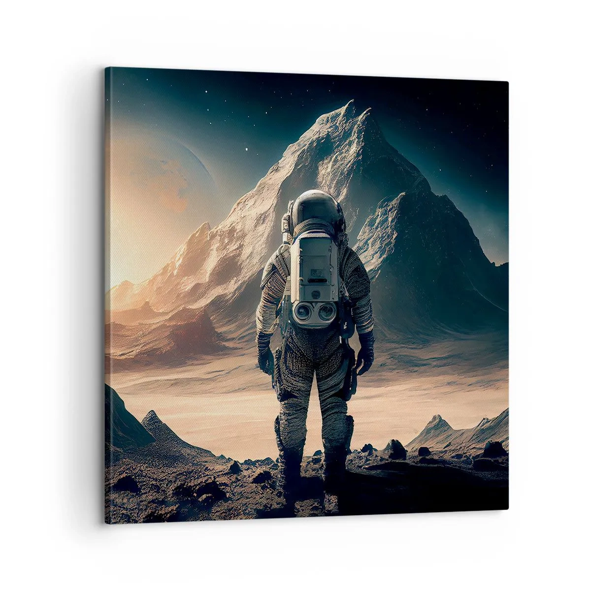 Lærredstryk - Billede på lærred - En ny udfordring - 60x60 cm