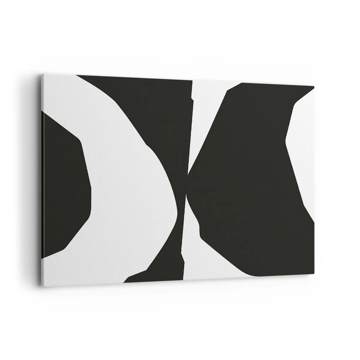 Lærredstryk - Billede på lærred - Positiv-negativ - 120x80 cm