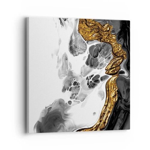 Lærredstryk - Billede på lærred - Organisk sammensætning - 30x30 cm