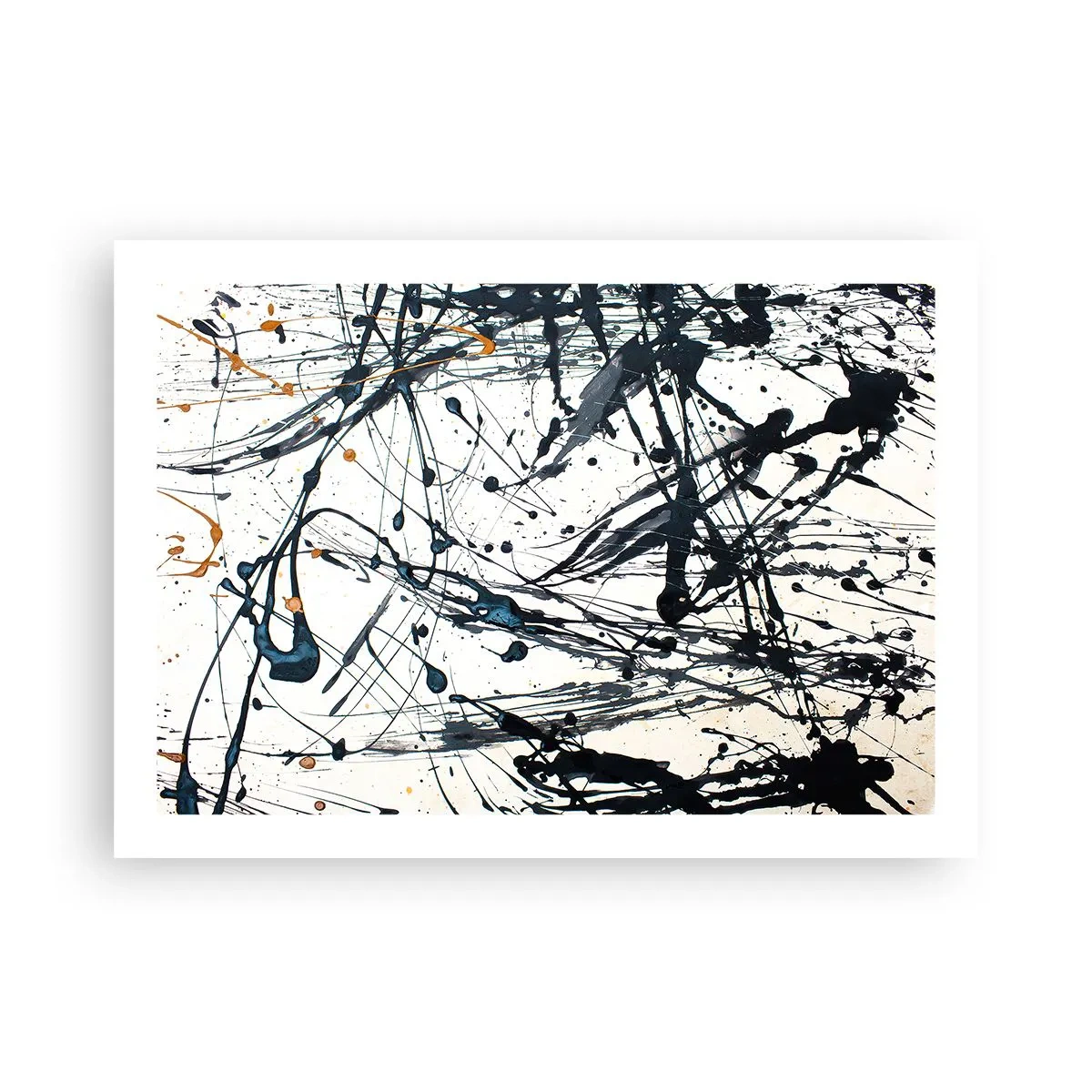 Plakat - Ekspressionistisk abstraktion - 70x50 cm