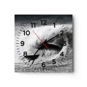 Vægur, Uret - Havets vrede - 30x30 cm