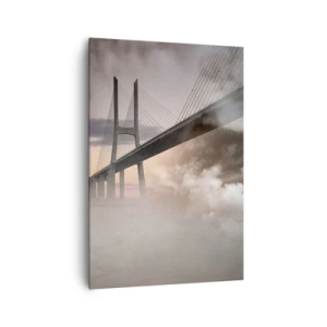 Lærredstryk - Billede på lærred - På en flod, der ikke eksisterer - 70x100 cm