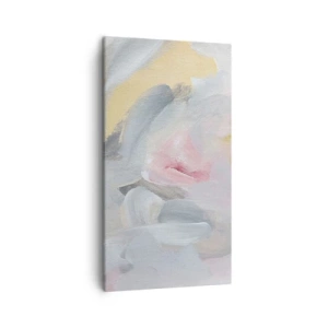 Lærredstryk - Billede på lærred - I en pastelfarvet verden - 45x80 cm