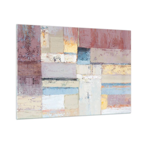 Billede på glas - Geometriens ro - 100x70 cm