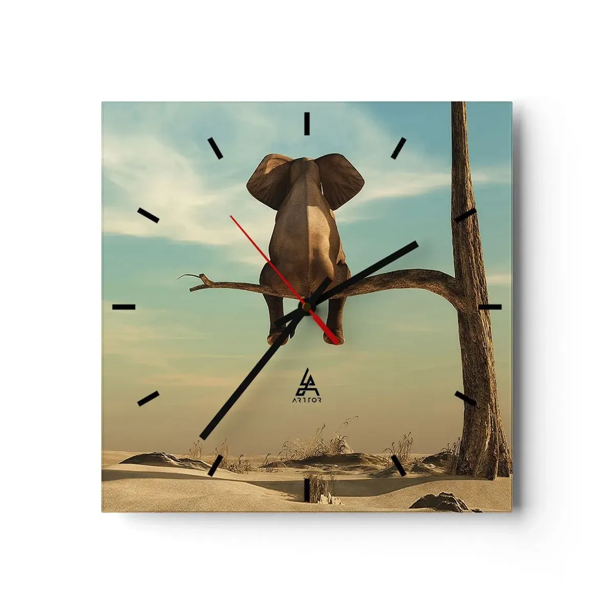 Vægur, Uret - Et nyt synspunkt - 30x30 cm