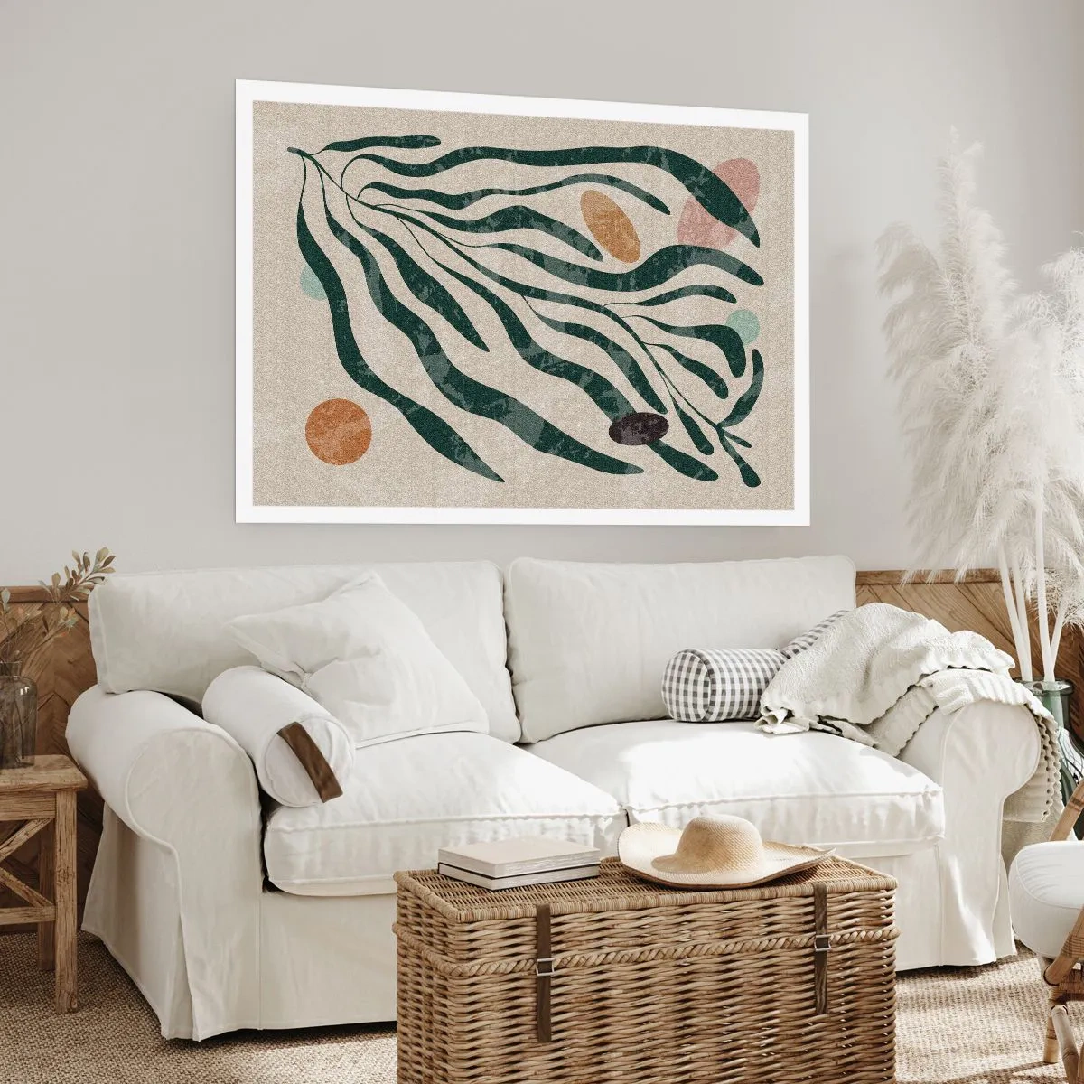 Plakat - Blandt det grønne - 100x70 cm