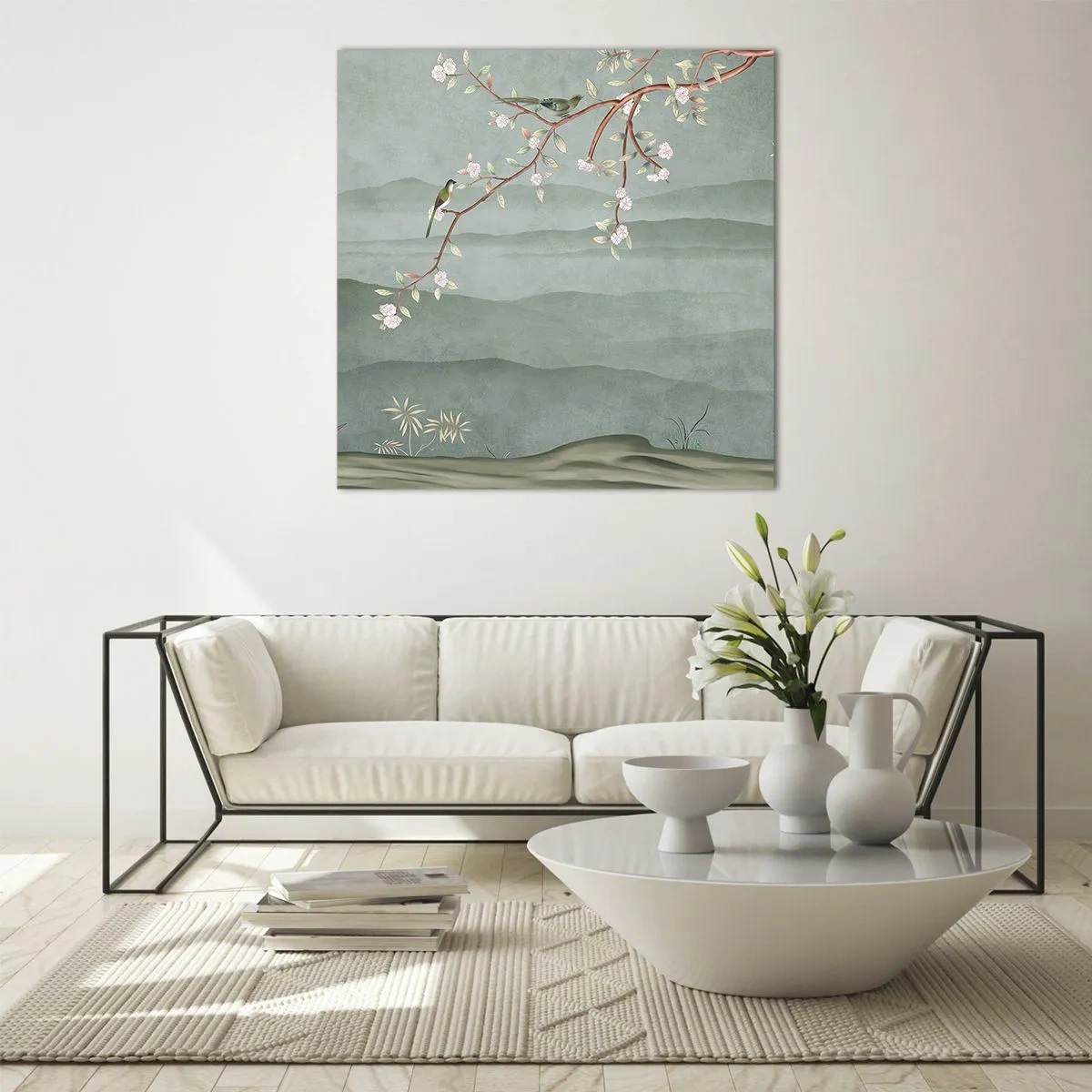 Billede på glas - Forår, ah, det er dig - 70x70 cm