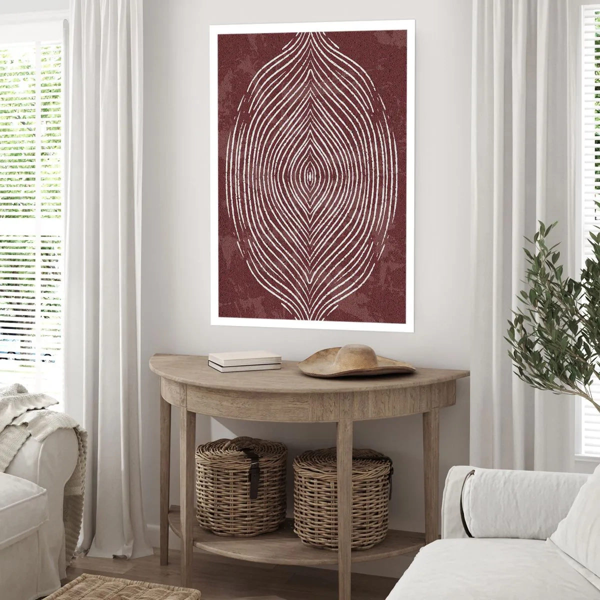 Plakat - Rummet taler - 30x40 cm