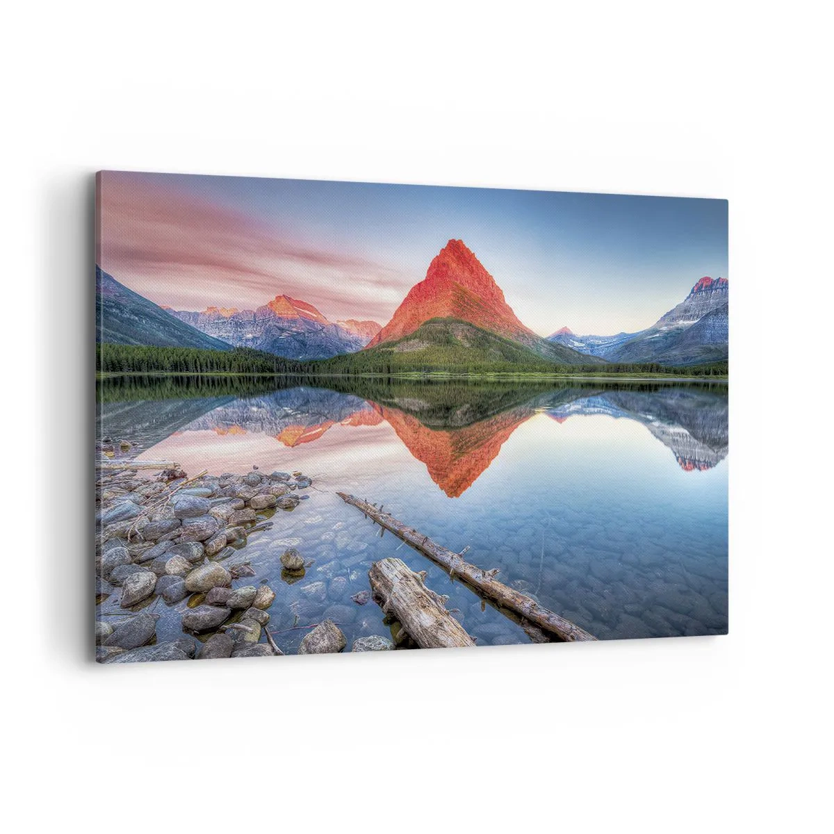 Lærredstryk - Billede på lærred - Varme og kulde - 100x70 cm
