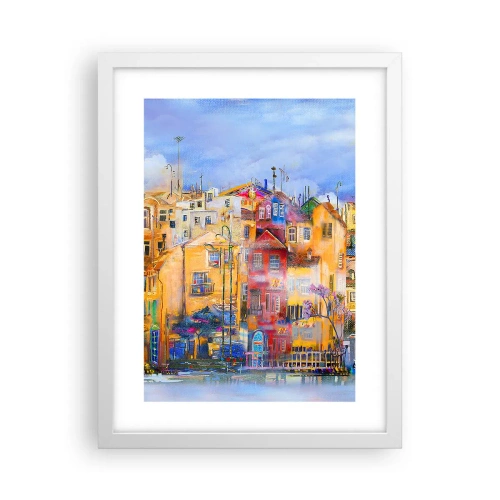 Plakat i hvid ramme - Vi er sammen - 30x40 cm