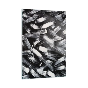 Billede på glas - Abstraktion i den industrielle ånd - 50x70 cm
