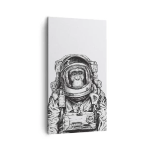 Lærredstryk - Billede på lærred - Alternativ evolution - 45x80 cm