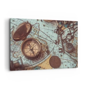 Lærredstryk - Billede på lærred - For eventyreren - 100x70 cm