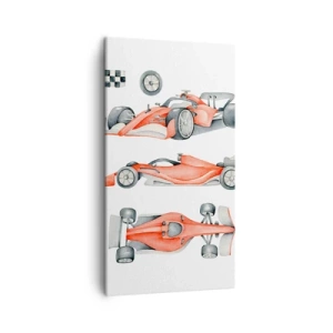 Lærredstryk - Billede på lærred - At indhente en drøm - 45x80 cm