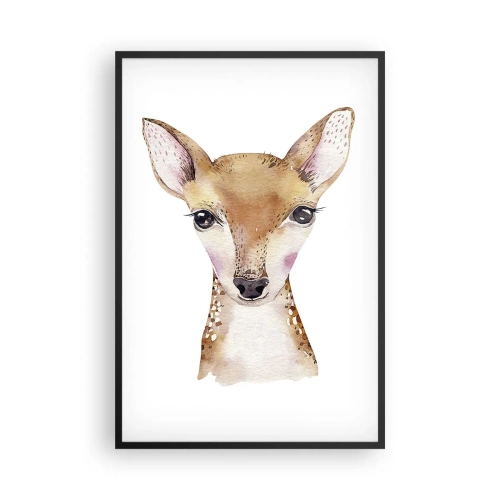 Plakat i sort ramme - Uskyldighedens natur - 61x91 cm