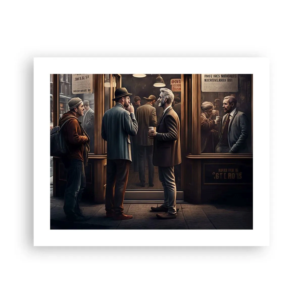 Plakat - Et godt øjeblik på dagen - 50x40 cm