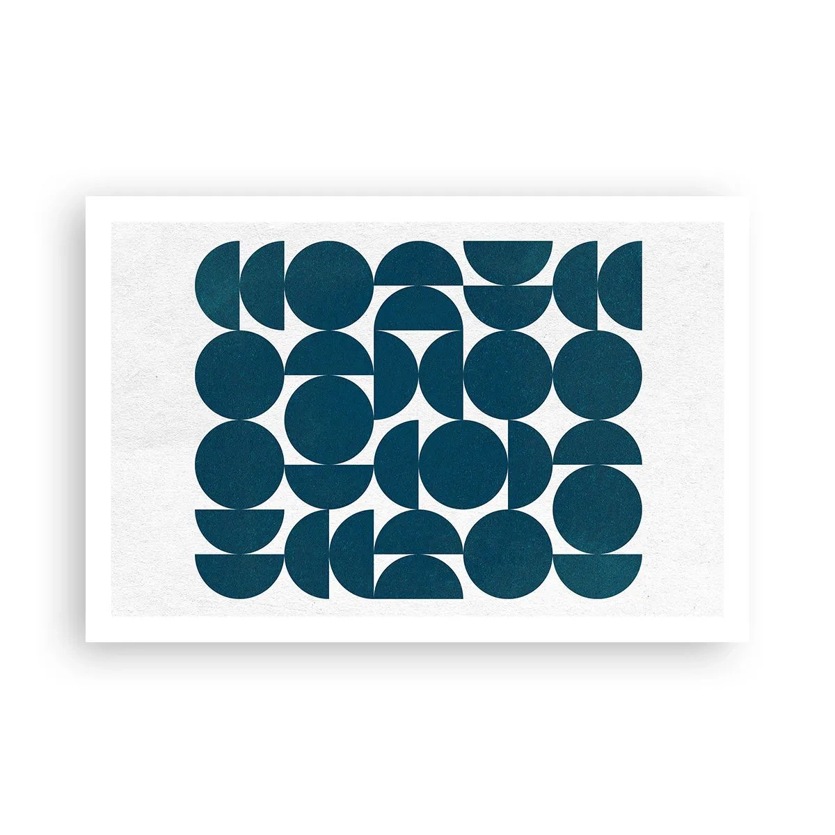 Plakat - Cirkler og halvcirkler - 91x61 cm