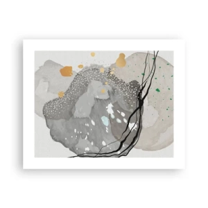 Plakat - Organisk komposition - 50x40 cm