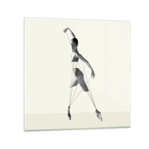 Billede på glas - I verdens teater - 70x70 cm