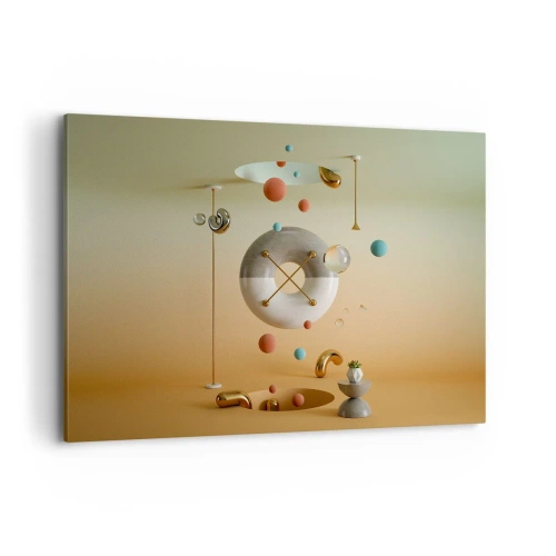 Lærredstryk - Billede på lærred - Alt kan ske - 100x70 cm