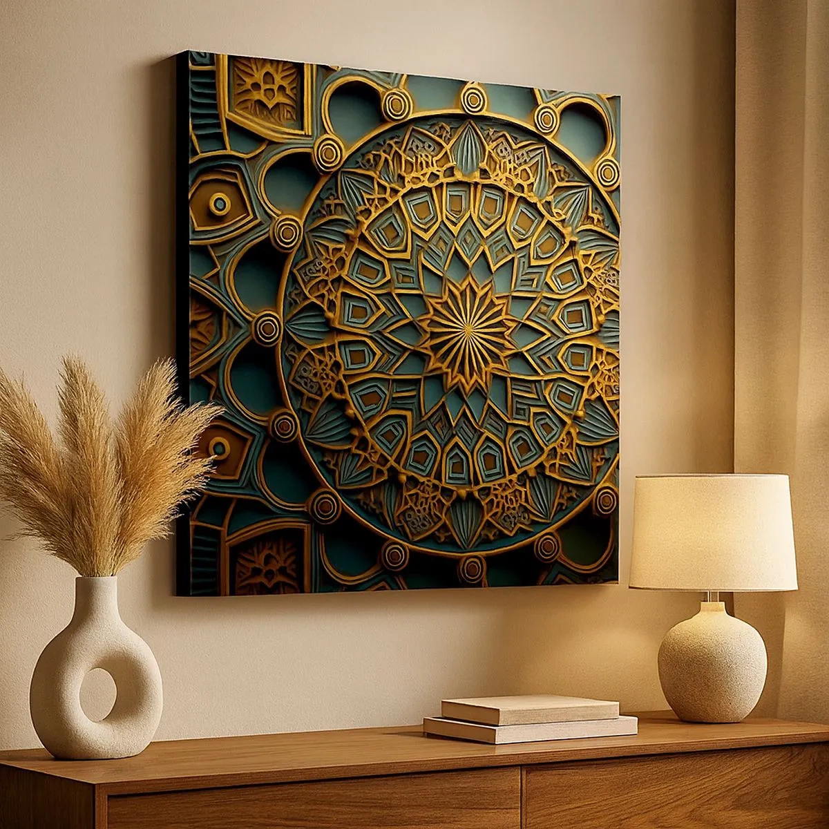 Lærredstryk - Billede på lærred - I et arabisk klima - 30x30 cm