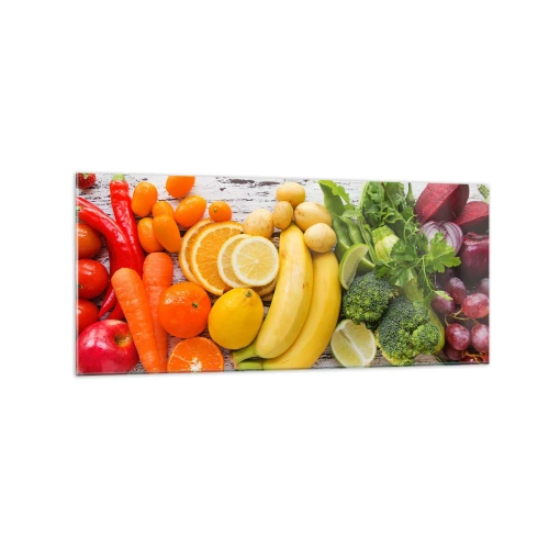 Billede på glas - Er det ikke nok? - 120x50 cm