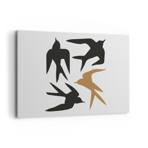 Lærredstryk - Billede på lærred - Sluge spil - 120x80 cm