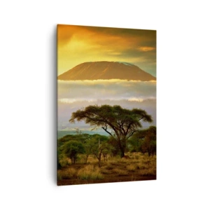 Lærredstryk - Billede på lærred - En rejsendes drøm - 70x100 cm