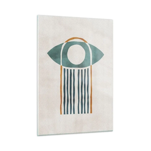 Billede på glas - Tegn og ritualer - 50x70 cm