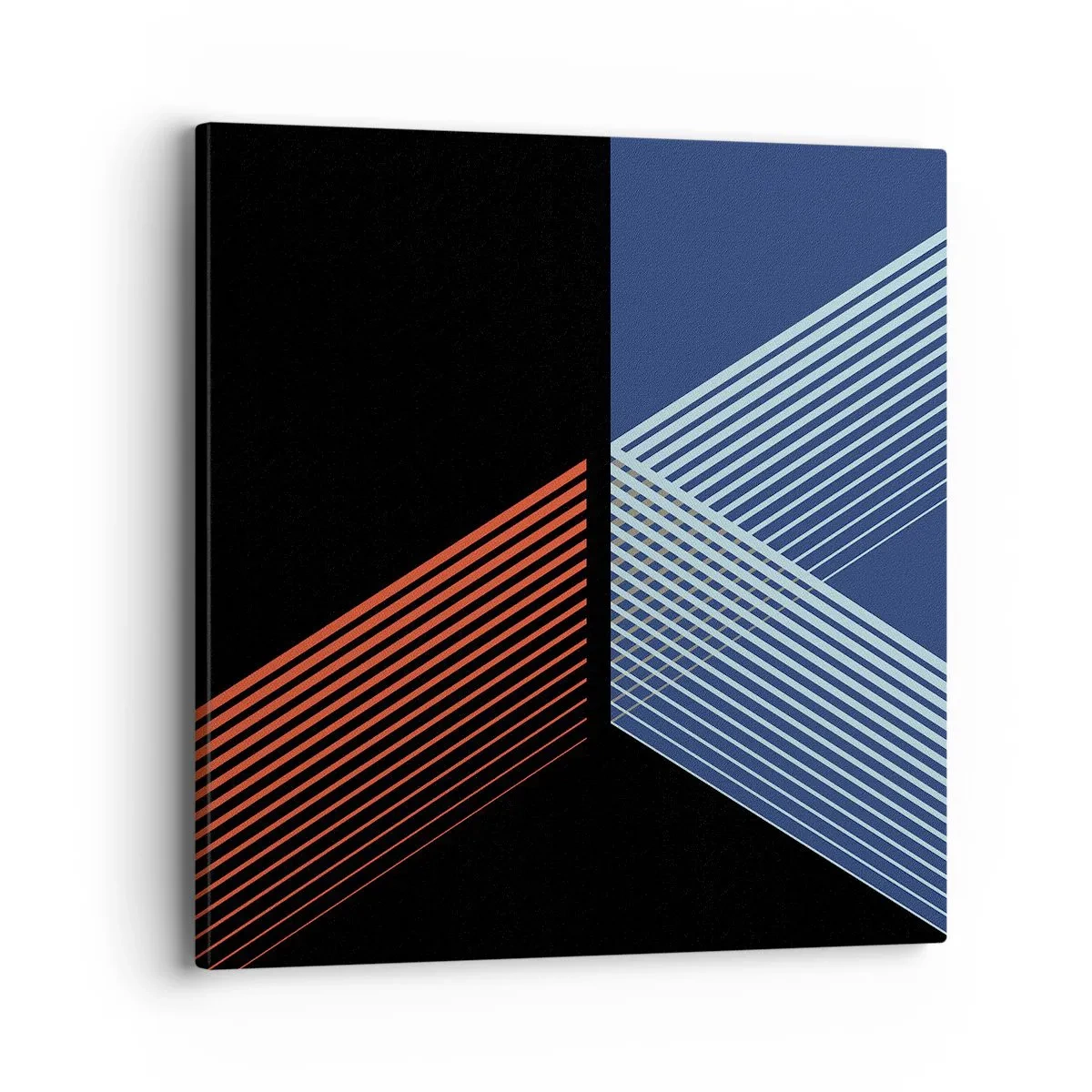 Lærredstryk - Billede på lærred - En simpel historie - 40x40 cm