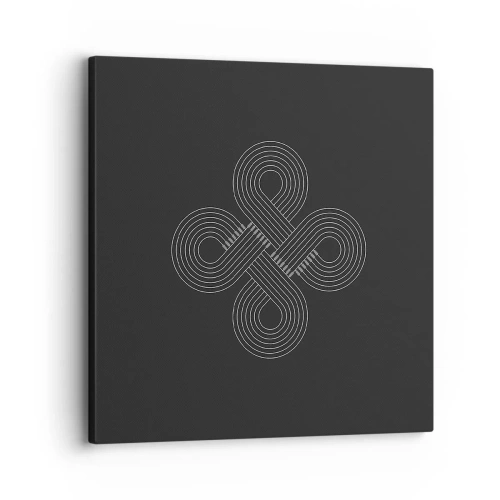 Lærredstryk - Billede på lærred - I den keltiske ånd - 30x30 cm