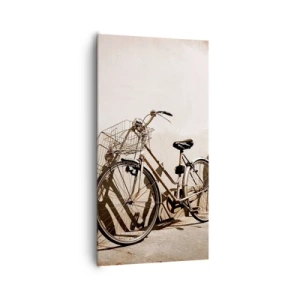 Lærredstryk - Billede på lærred - Uforglemmelig charme fra fortiden - 65x120 cm