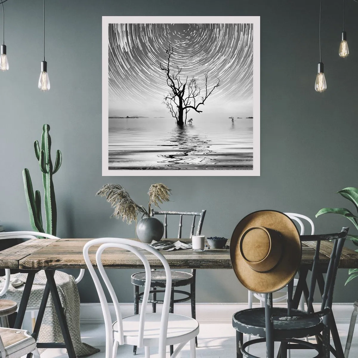 Plakat - En natursymfoni - 60x60 cm