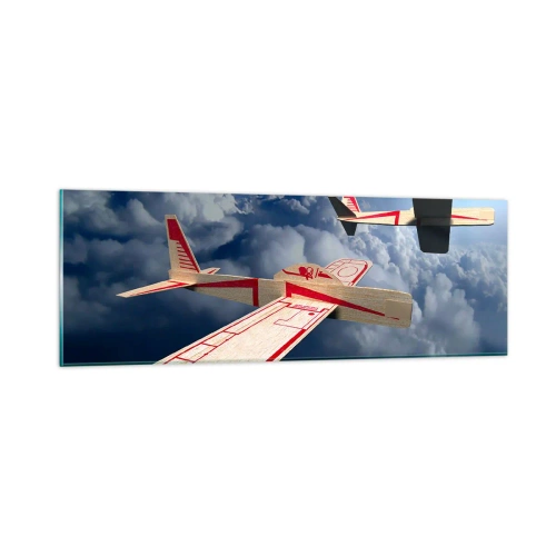 Billede på glas - Endnu højere, endnu længere - 90x30 cm