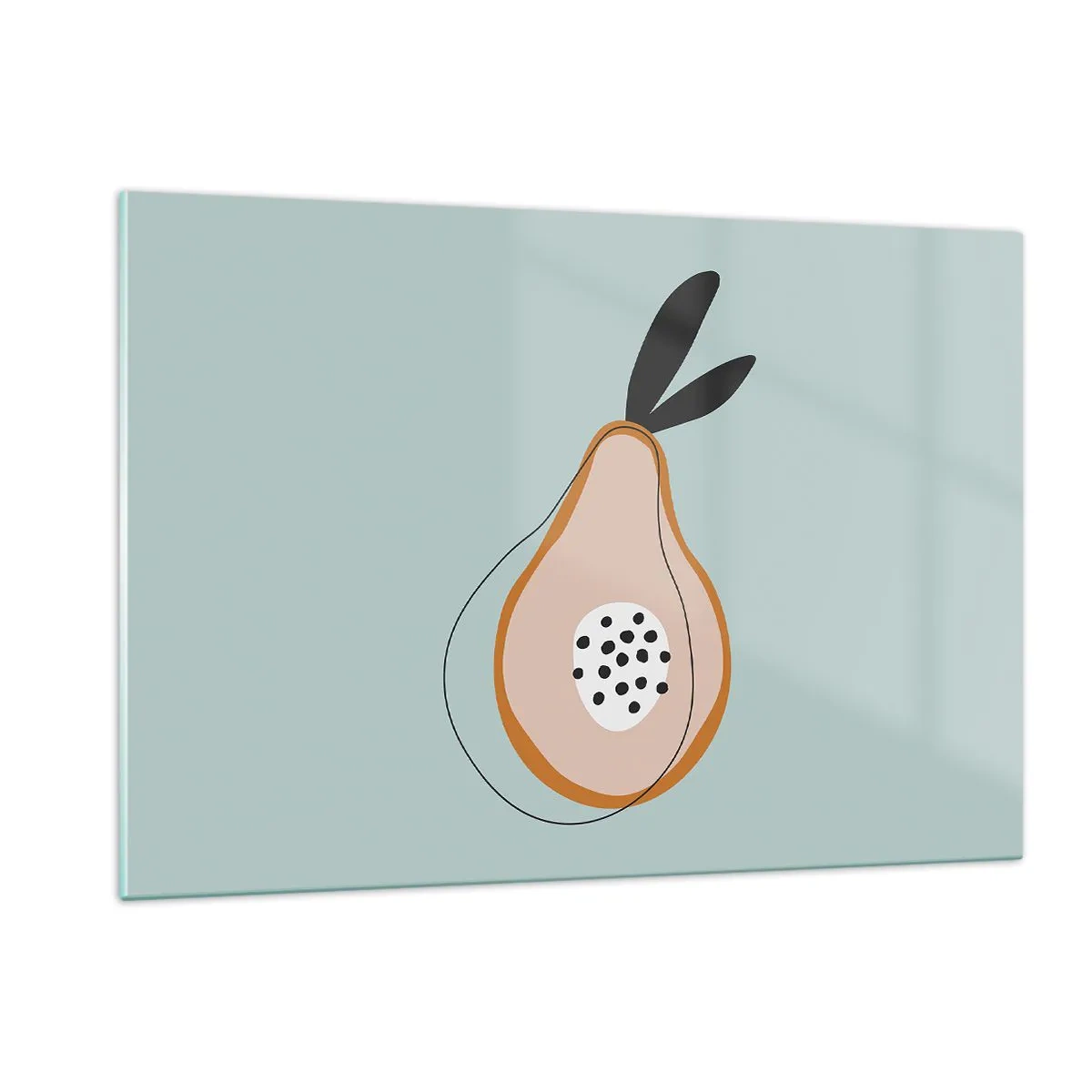 Billede på glas - Trænge ind i tingenes natur - 120x80 cm