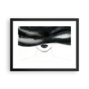 Plakat i sort ramme - Et sensuelt mysterium - 40x30 cm