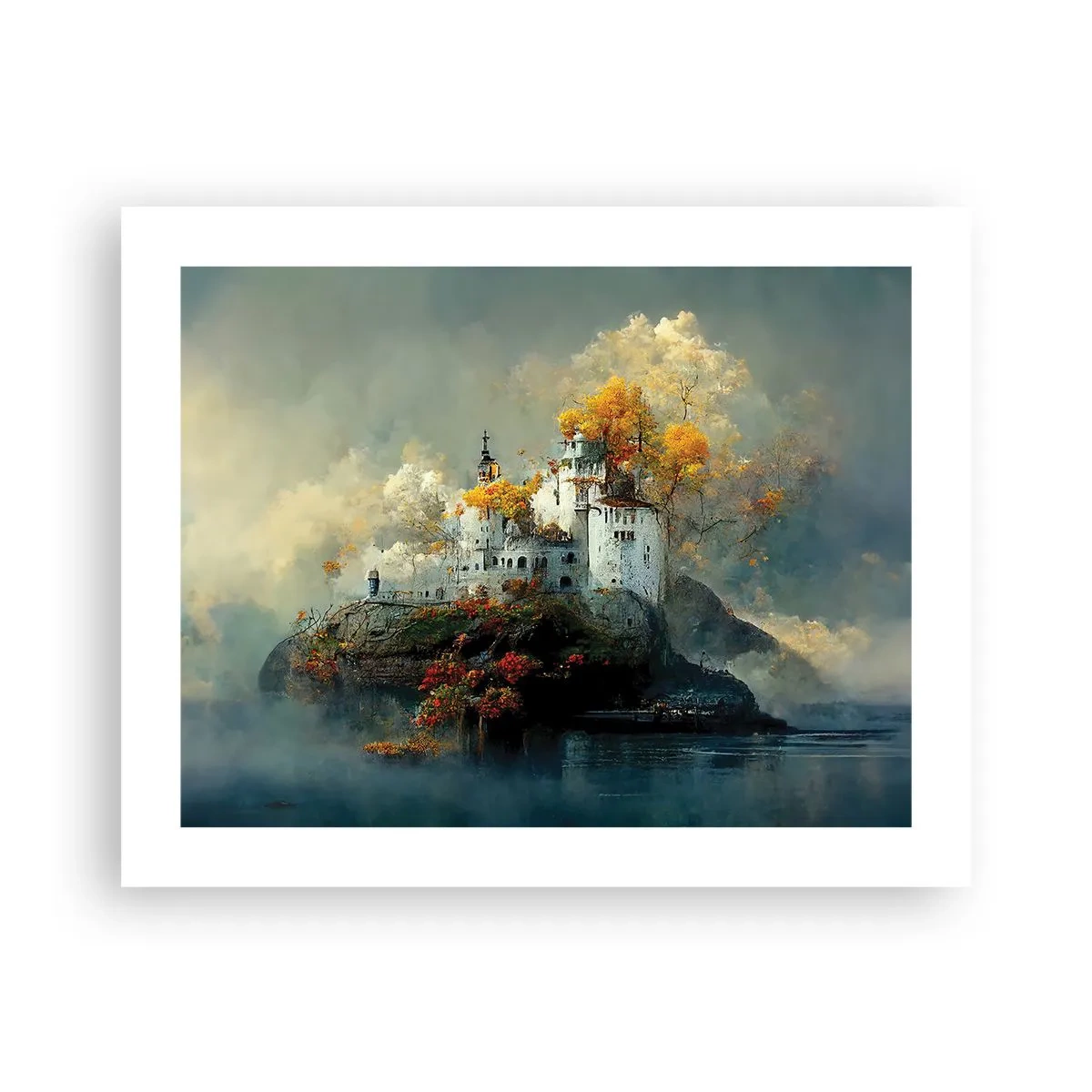 Plakat - Begyndelsen på en romantisk historie - 50x40 cm