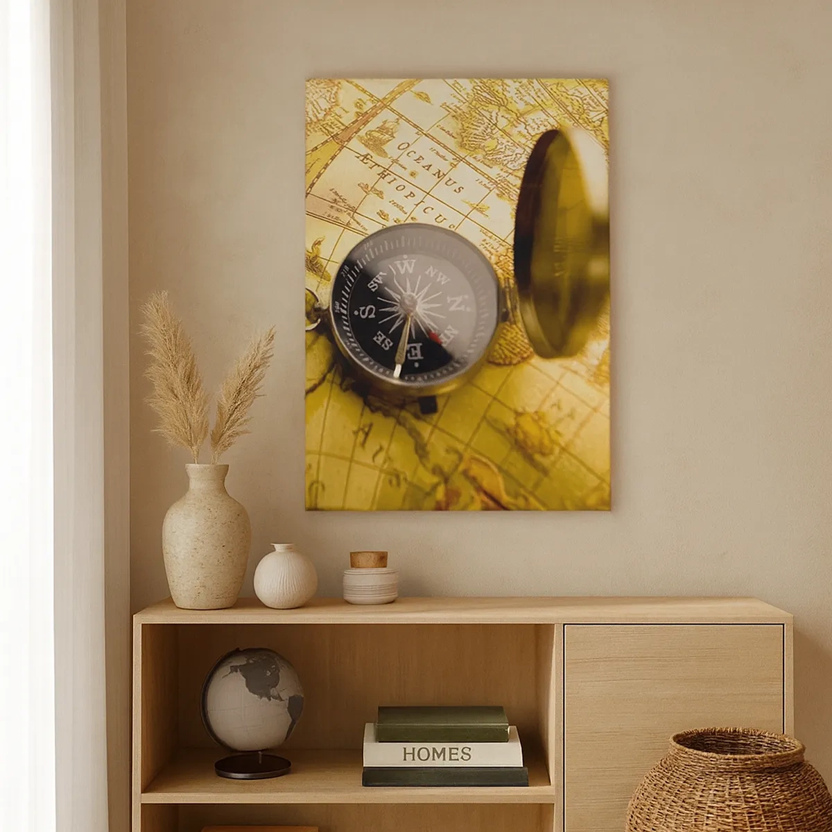 Lærredstryk - Billede på lærred - Eller måske til verdens ende? - 50x70 cm